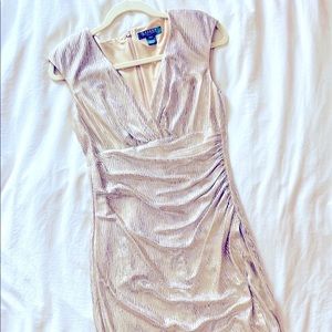 Ralph Lauren Elegant Gold Shimmery Cocktail Dress.